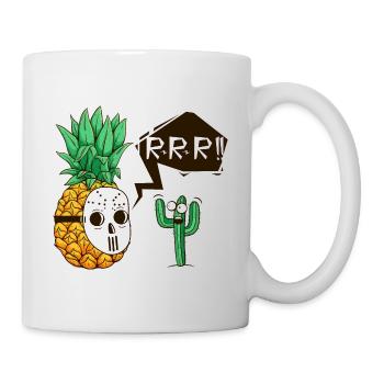 Ananas und witz - Tasse - Weiß - Rechts