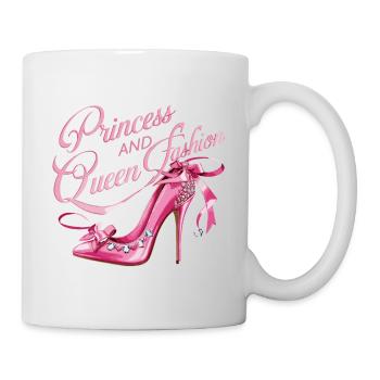 Stilvolle Prinzessin und Königin für Frauen - Tasse - Weiß - Rechts