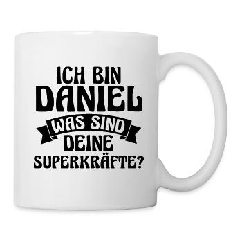 Prénom Daniel - Mug blanc - blanc - Droite