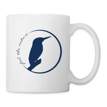 feel the nature - Kingfisher - Mug - white - Right
