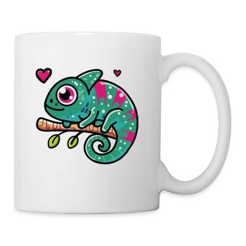 Cute Chameleon - Mug - white - Right