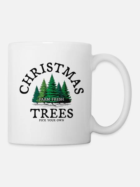 ChristmasTrees Farm Fresh Christmas Trees - Mug - white
