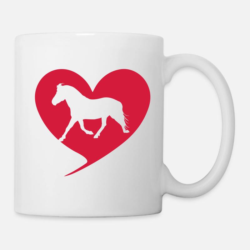 NorwegerHerz - Tasse - Weiß