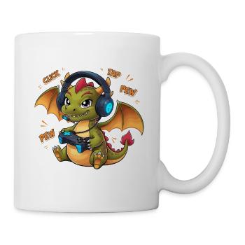 Gamer Dragon Gaming Kids Kids - Mug - white - Right