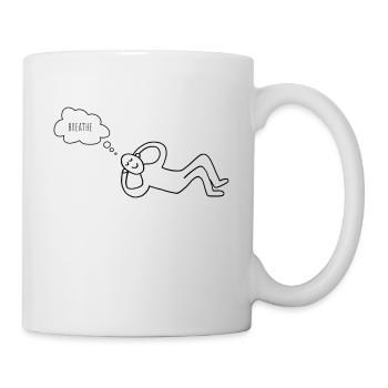 Méditation Guy - Mug blanc - blanc - Droite