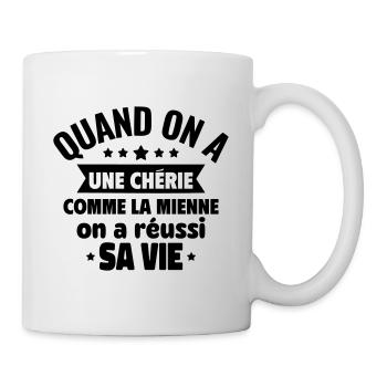 Une petite amie comme la mienne,couple,amoureux - Mug blanc - blanc - Droite