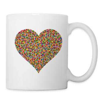 Confetti Heart - Mug - white - Right
