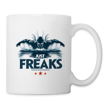 Just Freaks Swim Triathlon Schwimmen -Just Freaks® - Tasse - Weiß - Rechts