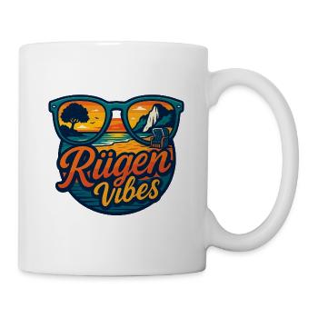 Rügen Vibes – Chilled Island Holiday Design - Mug - white - Right