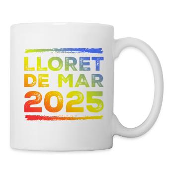 Lloret De Mar 2025 Bunt - Tasse - Weiß - Rechts