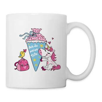 School enrollment unicorn. Oh my bag! - Mug - white - Right