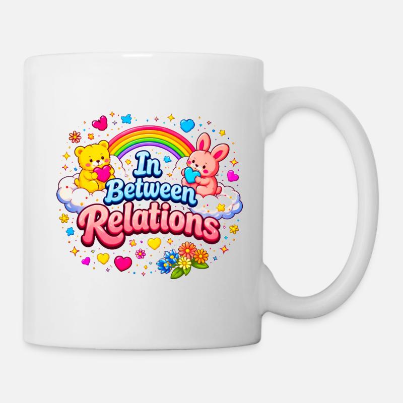 In Between Relations Cute Couple Theme - Mug - white