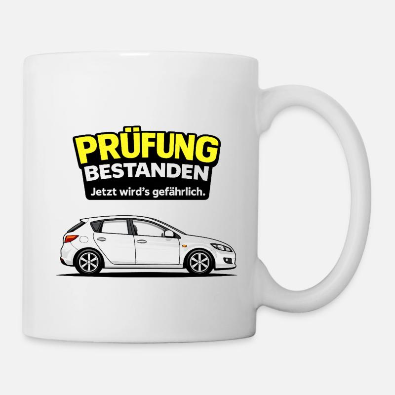 Prüfung bestanden – Jetzt wird’s gefährlich - Mug - white