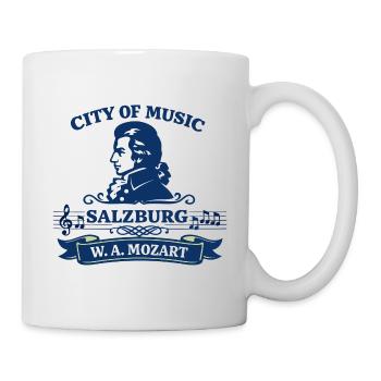 Salzburg Mozart City of Music Austria - Mug - white - Right