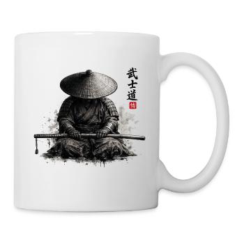 Samurai - Tasse - Weiß - Rechts