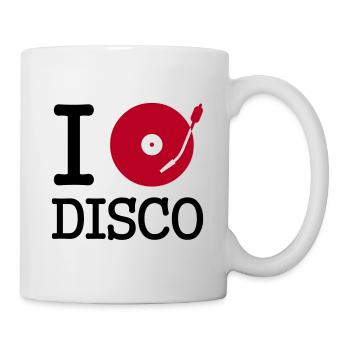 I dj / play / listen to disco - Mug - white - Right