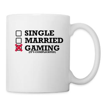 Single - Married - Gaming - Mug - white - Right