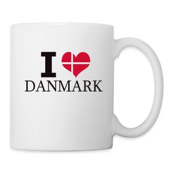 J'AIME LE DANEMARK - Mug blanc - blanc - Droite