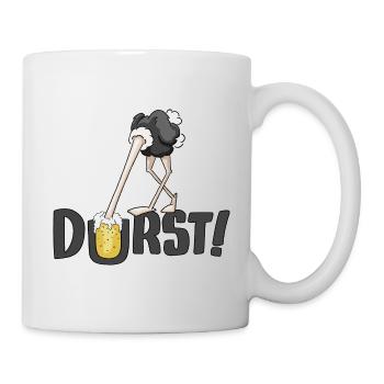Durst Bier Trinken Alkohol Liebhaber - Tasse - Weiß - Rechts