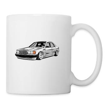 W201 E190 tuning car - Tasse - Weiß - Rechts