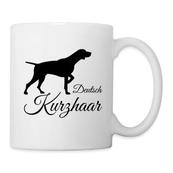 Deutsch Kurzhaar solo Variante 1 - Tasse - Weiß - Rechts