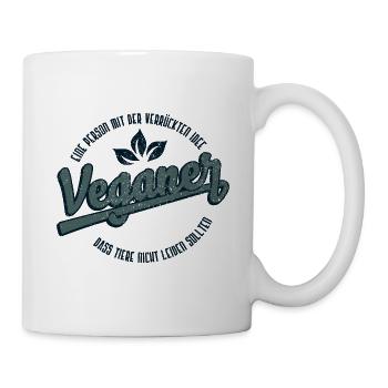 Une personne avec le cadeau idée folle - Mug blanc - blanc - Droite
