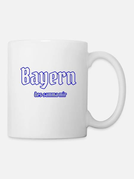 Bayern - des samma mir - Tasse - Weiß