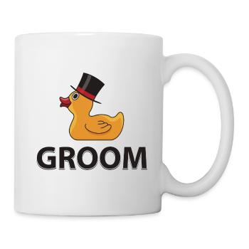 Groom Rubberduck cadeau - Mug blanc - blanc - Droite
