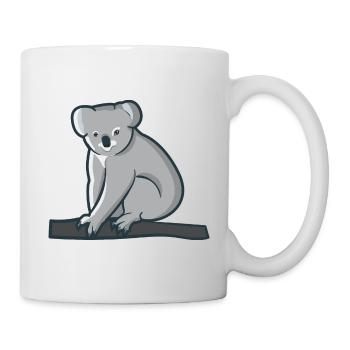 Koala sitzt auf einem Baum in Australien - Tasse - Weiß - Rechts
