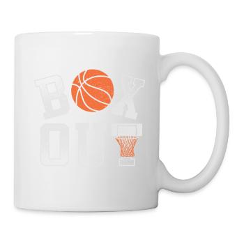 Basketball-Trainer-Hemd-Kasten heraus Rückprallverteidigung - Tasse - Weiß - Rechts