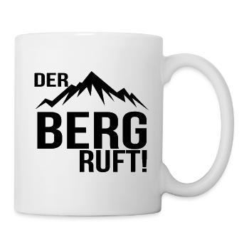 Der Berg ruft - Tasse - Weiß - Rechts