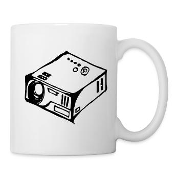 Beamer drawing gift idea - Mug - white - Right