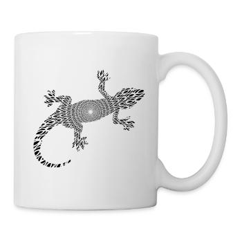 Gecko mandala - Mug - white - Right