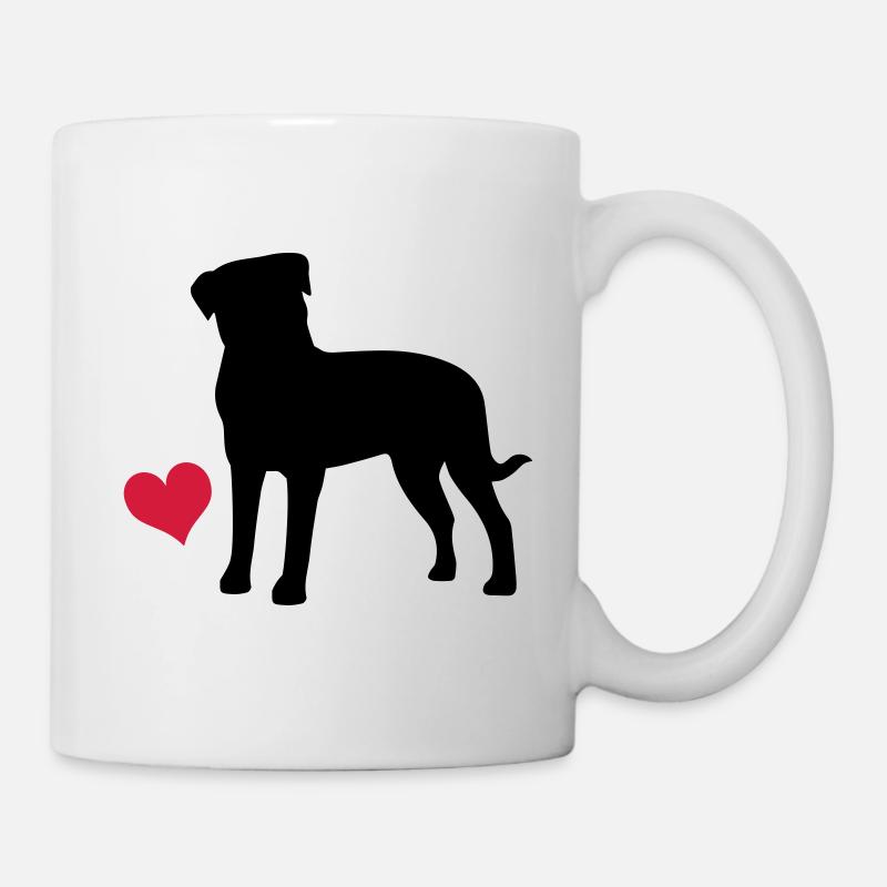 Rottweiler - Tasse - Weiß