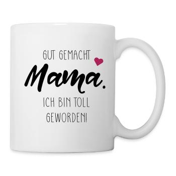 Meilleure Maman Merci Maman Fille Fils Dire Cadeau - Mug blanc - blanc - Droite