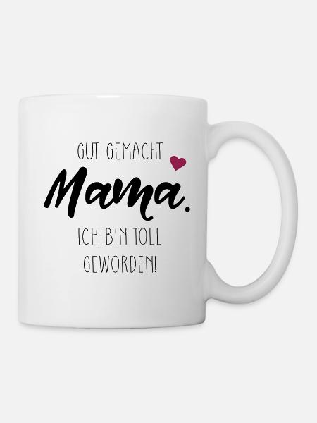 Meilleure Maman Merci Maman Fille Fils Dire Cadeau - Mug blanc - blanc