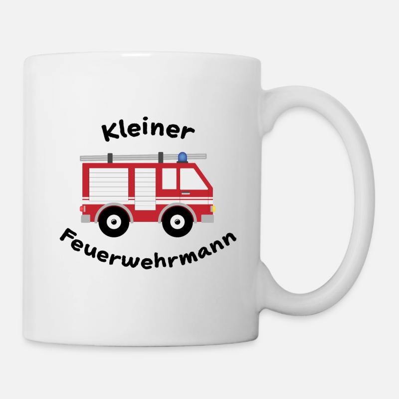 Kleiner Feuerwehrmann - Tasse - Weiß