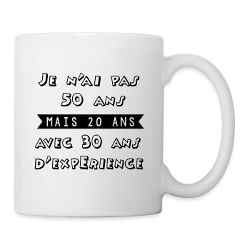 50 years - Mug - white - Right