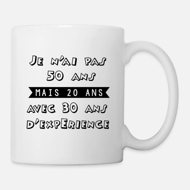50 years - Mug - white
