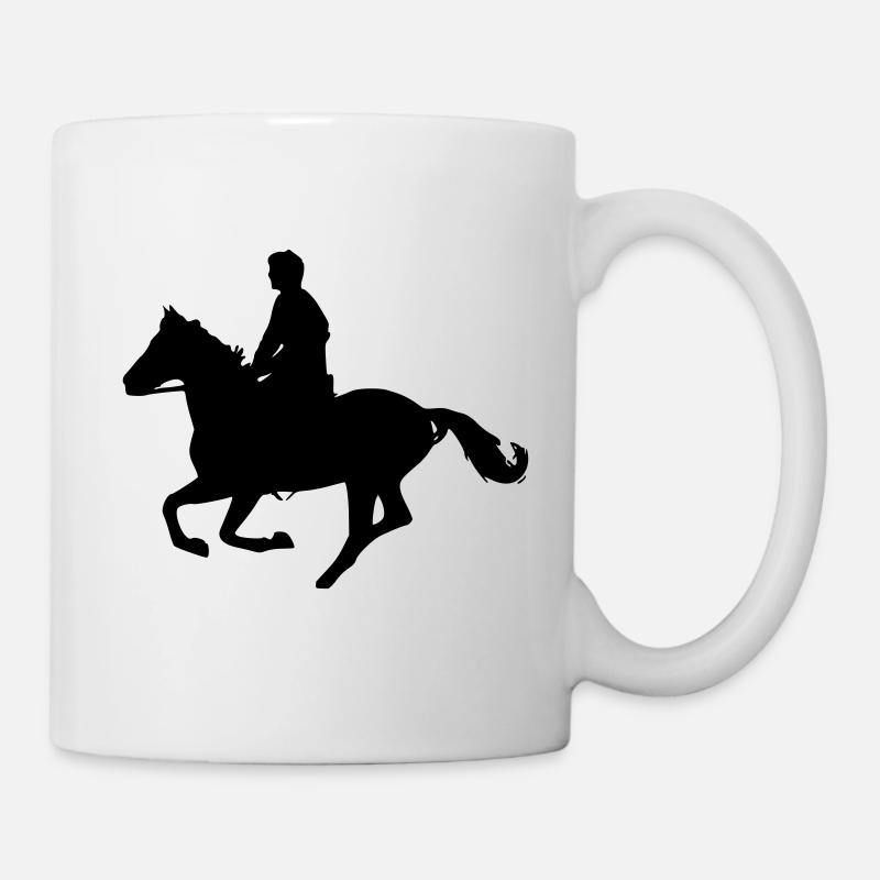 cavalier - Mug blanc - blanc