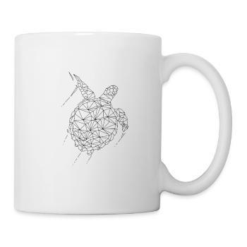 Tortue - Mug blanc - blanc - Droite