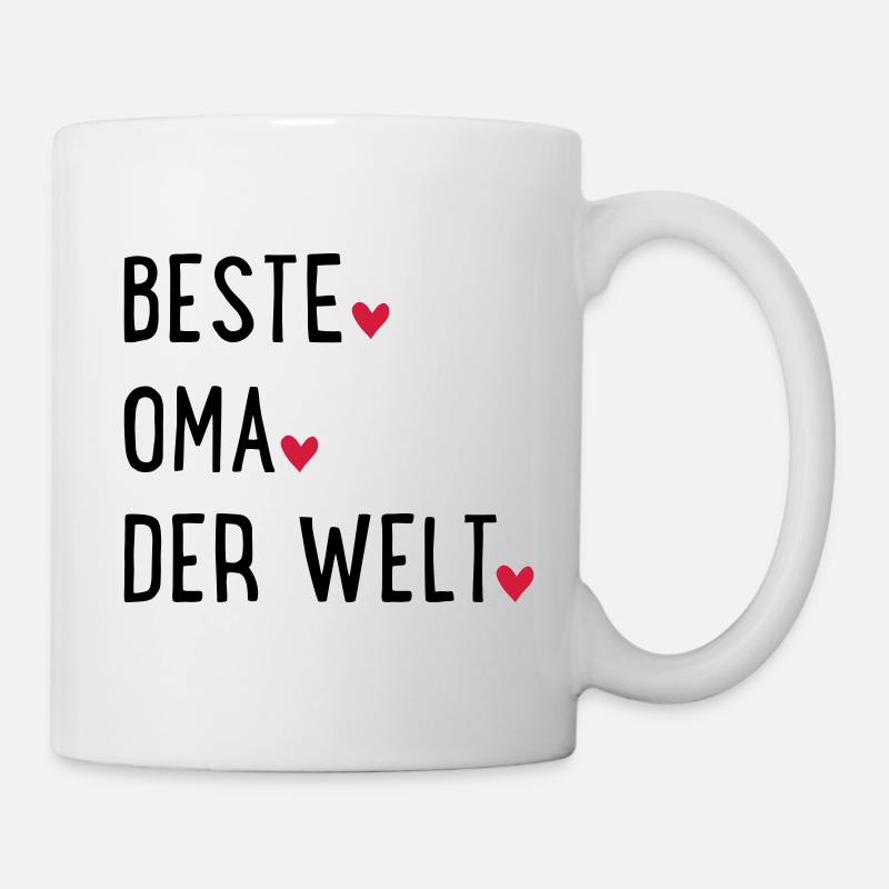 Beste Oma - Tasse - Weiß