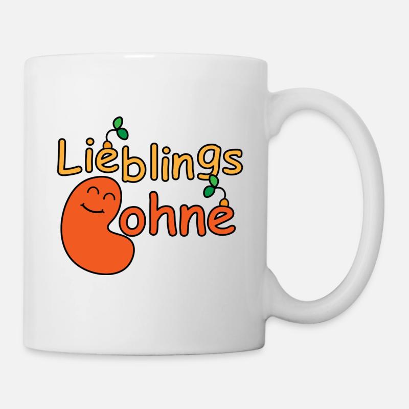 Lieblingsbohne - Tasse - Weiß