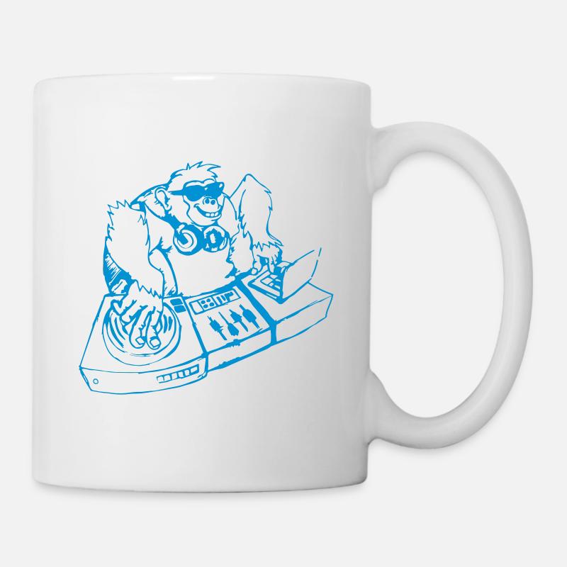 Monkey DJ - Mug - white