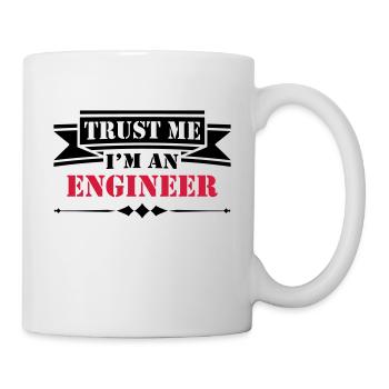 Trust Me I'm An Engineer - Mug - white - Right