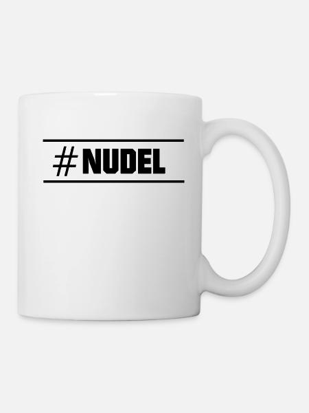 Nudel - Tasse - Weiß