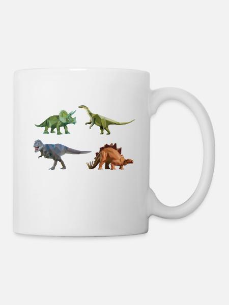 dinosaurier_06201403 - Tasse - Weiß