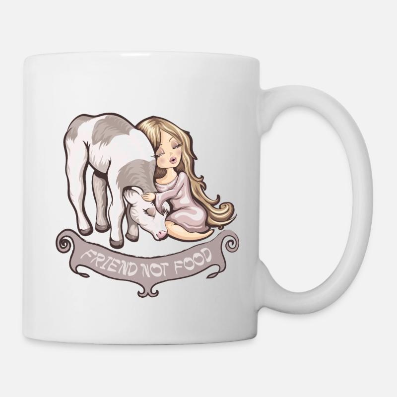 Friend not Food - Mug blanc - blanc