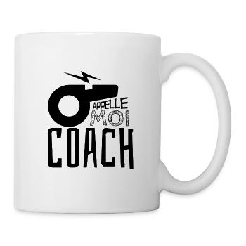 Cadeau humour coach sportif - entraineur foot hand - Mug blanc - blanc - Droite