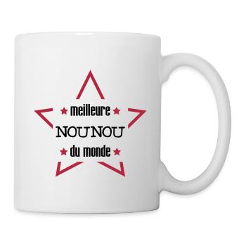 Meilleur Nounou / Nourrice / Bébé / Enfant / Baby - Mug blanc - blanc - Droite